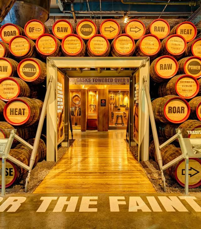 Le Guinness Storehouse à Dublin