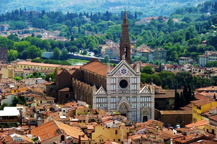 La basilique de Santa Croce à Florence