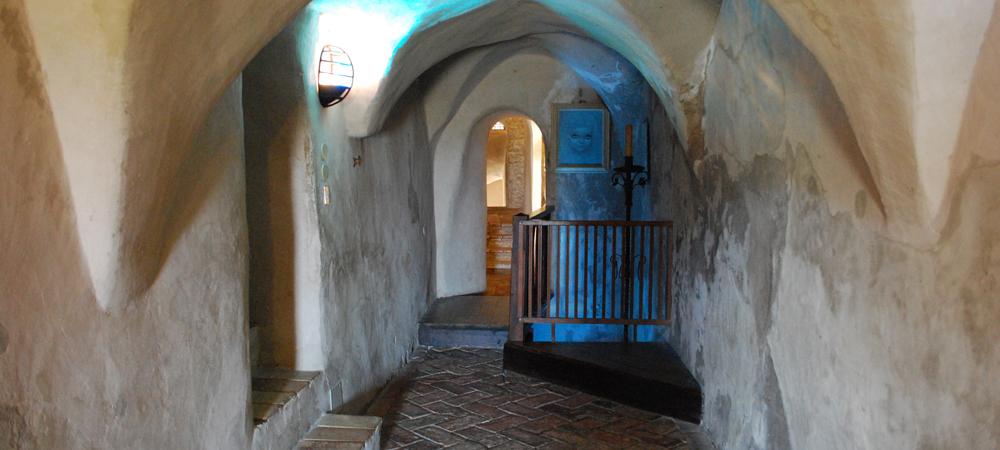 L'intérieur du château d'Azzurrina
