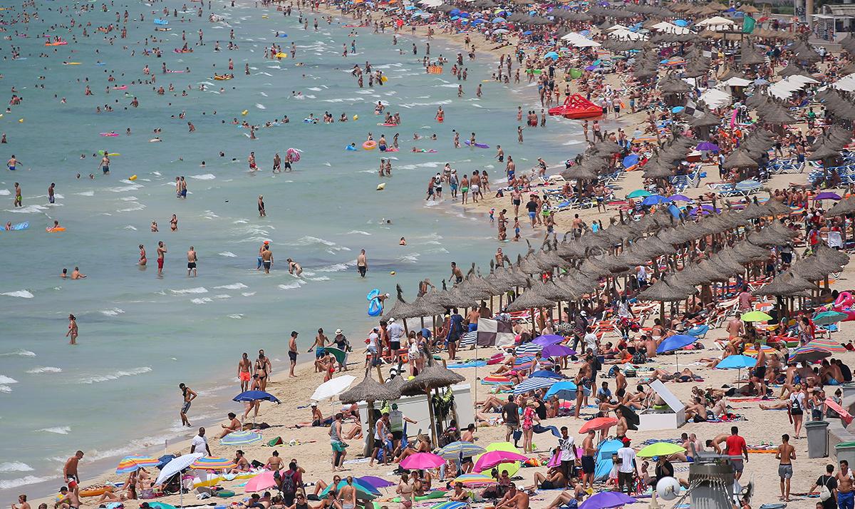 Plage de s'Arenal à Majorque