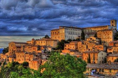 Panorama de Todi en Ombrie