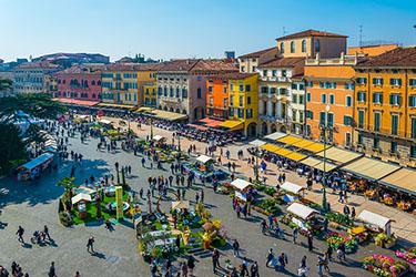 Piazza Brà à Vérone