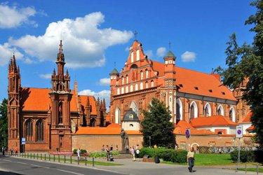 L'Église de Sainte-Anne à Vilnius