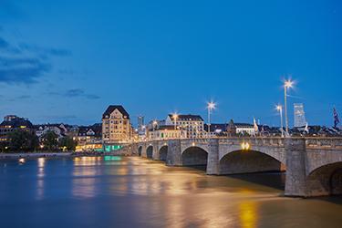 Il Mittlere Brücke a Basilea