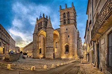 La cathédrale de Saint-Pierre à Montpellier