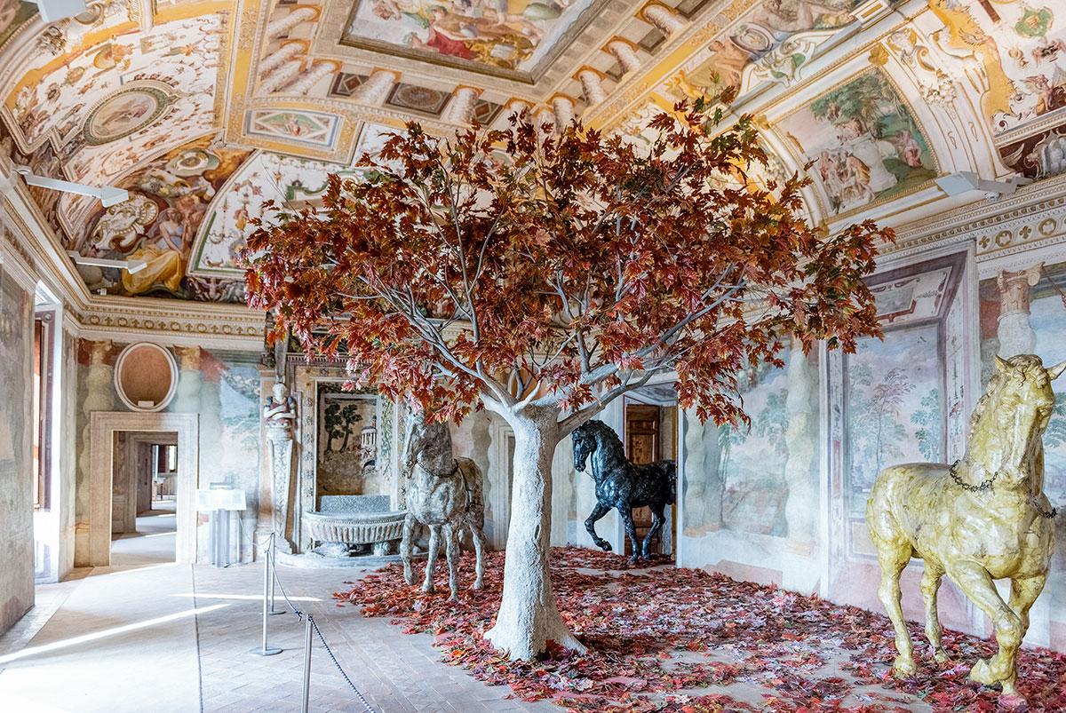 Intérieur de la Villa d'Este à Tivoli