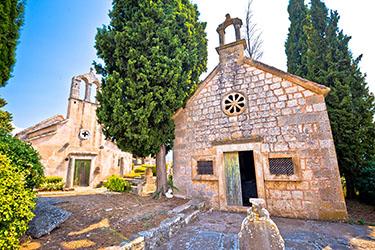 Le village de Skrip à Brac
