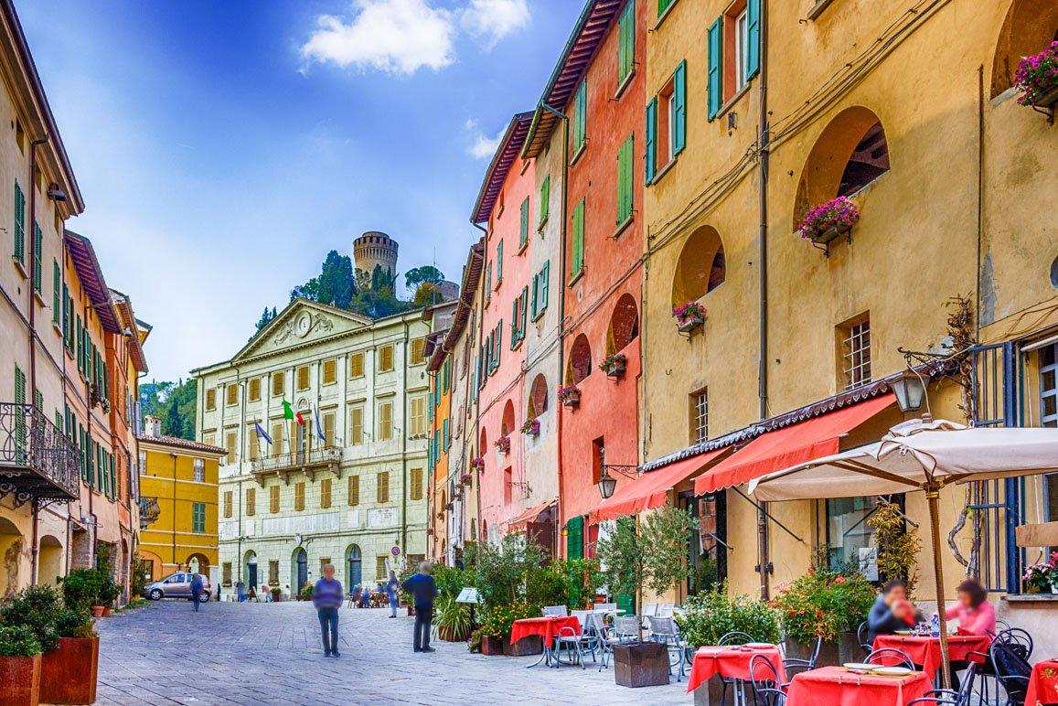 Piazza Marconi à Brisighella