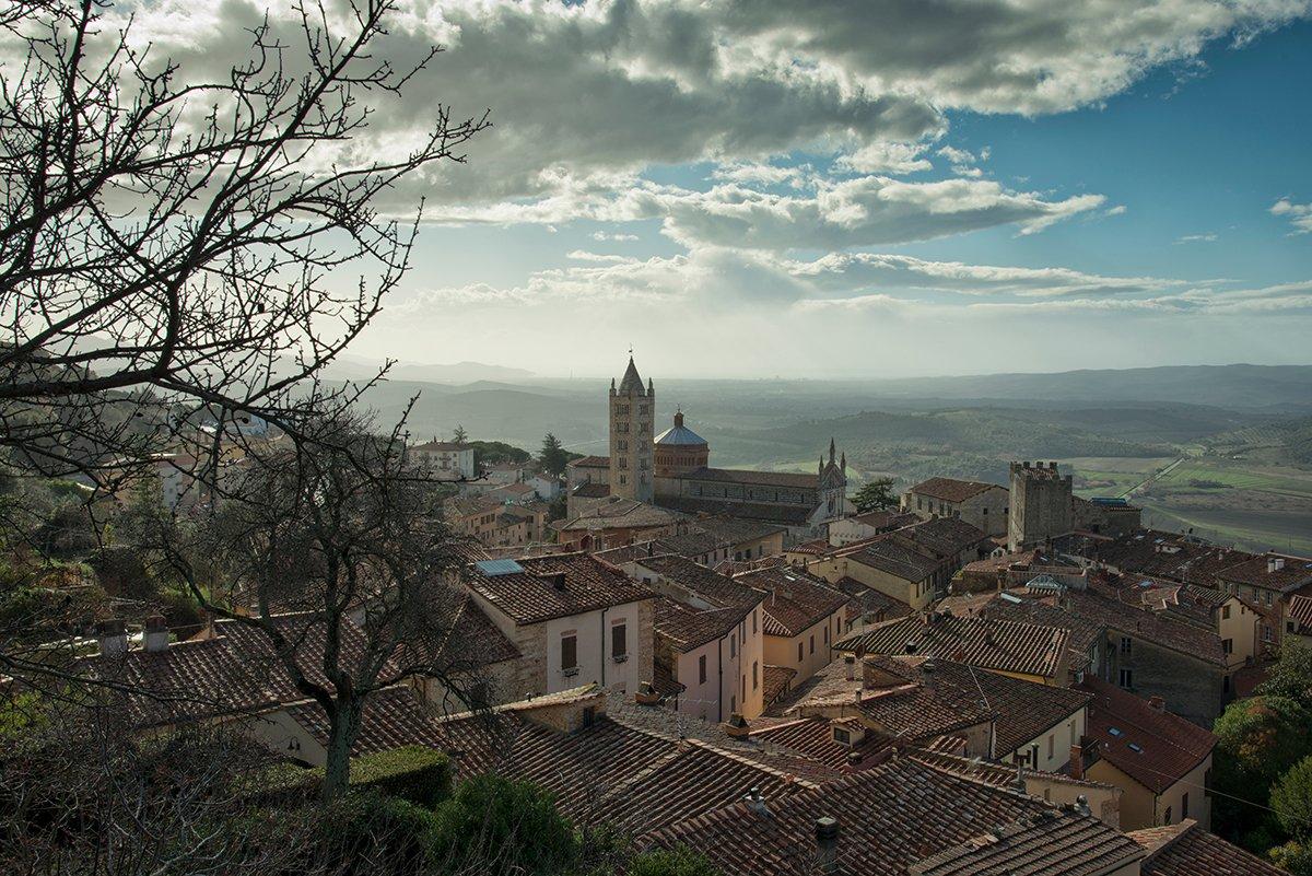 Panorama du village de Massa Marittima