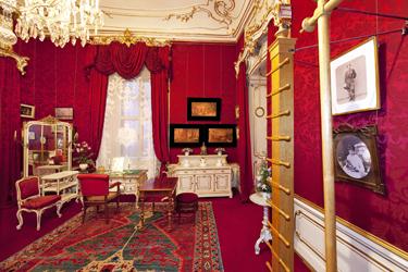 La salle de toilette et de gymnastique de Sissi