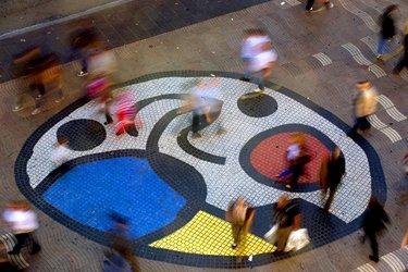 Le Mosaïque de Miró sur la Rambla
