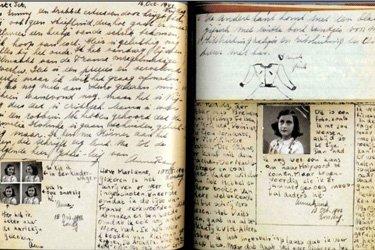 Quelques pages du journal d'Anne Frank