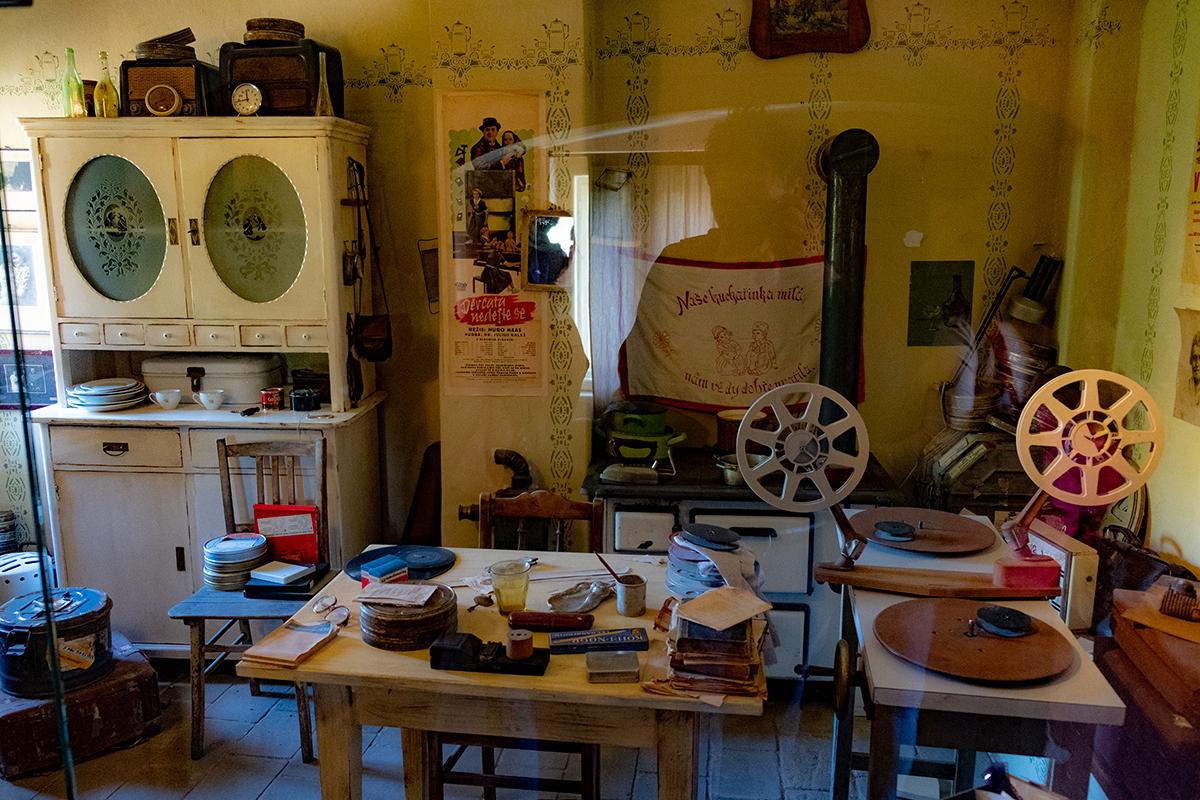 La maison de l'amante du cinéma dans le Vicolo d'Oro