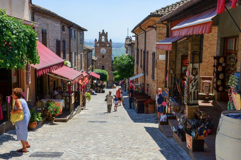 Le centre historique de Gradara