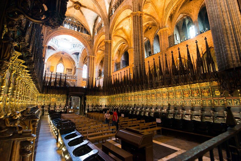 Le Chœur de la cathédrale de Barcelone