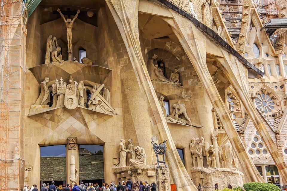 La façade de la Passion