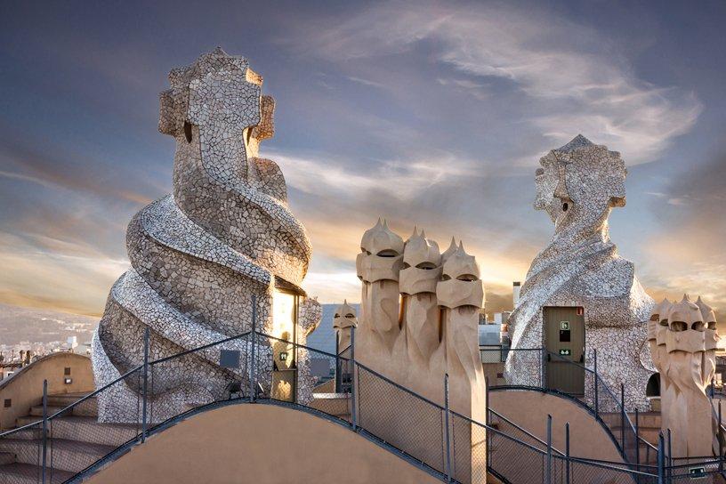 Le toit de Casa Milà