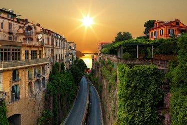 Panorama depuis la Piazza Tasso à Sorrento