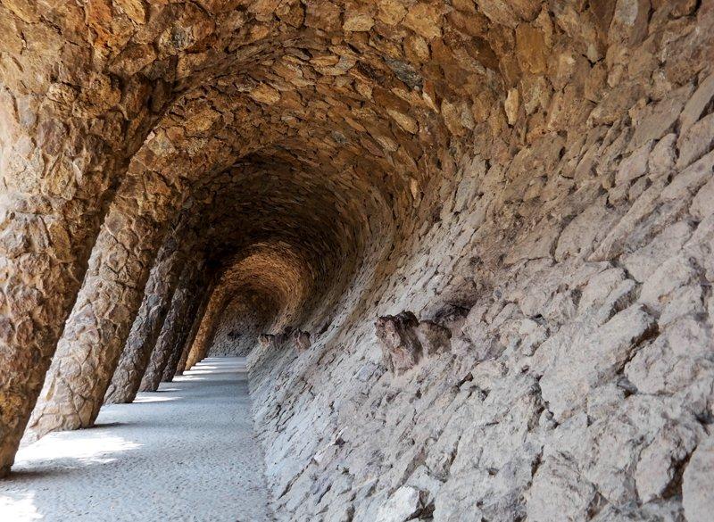 Les portiques de Park Güell