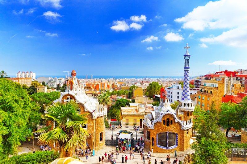 Les Pavillons d'entrée de Park Güell
