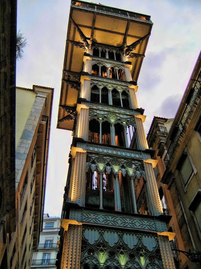 L'ascenseur de Santa Justa à Lisbonne