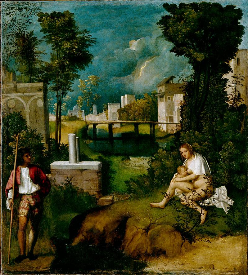 La tempête de Giorgione aux Gallerie dell'Accademia