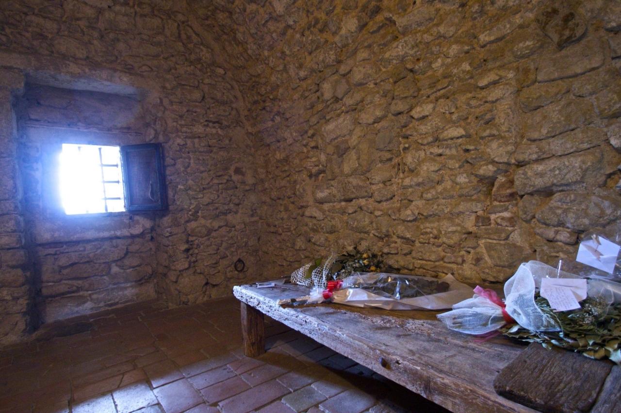 La chambre de Cagliostro dans la Forteresse.