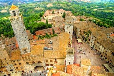 San Gimignano dans la province de Sienne