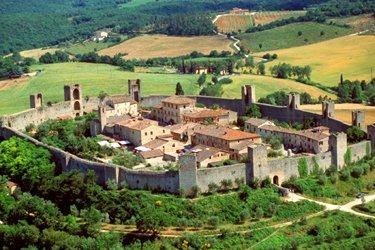 Monteriggioni, environs de Sienne