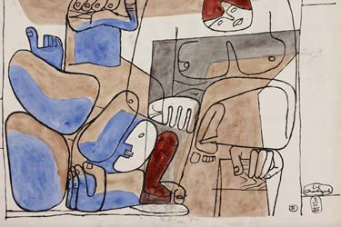 La Chute de Barcelone de Le Corbusier