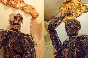 Les squelettes pétrifiés de la Chapelle Sansevero