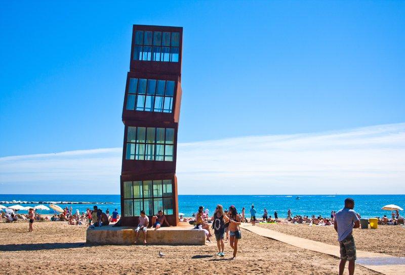 La plage de la Barceloneta