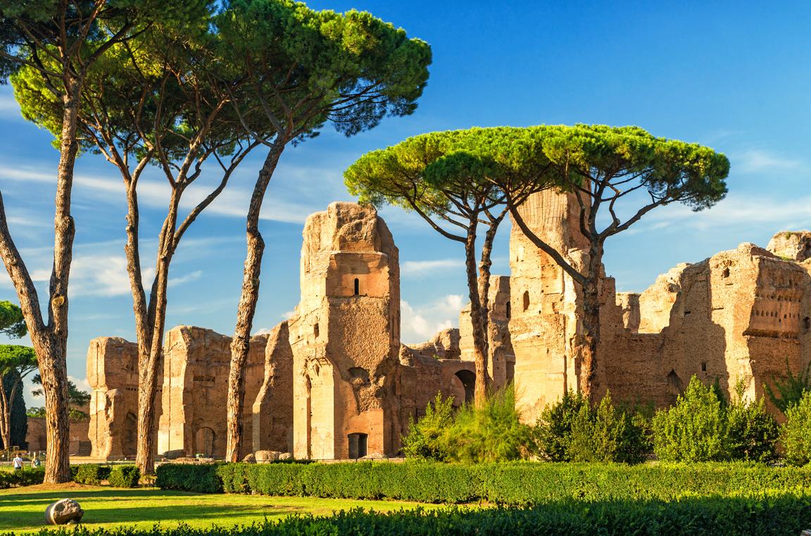 Les Thermes de Caracalla à Rome
