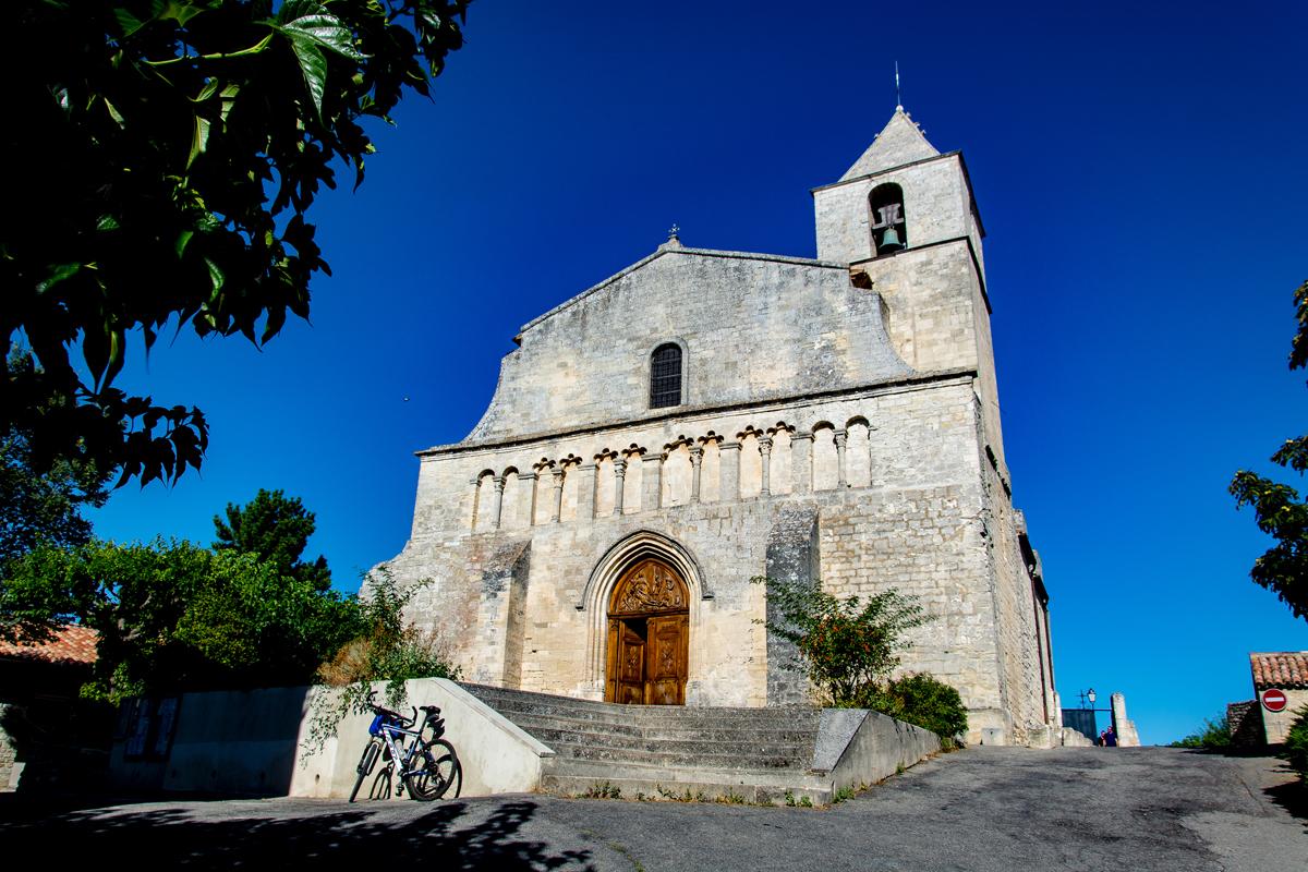 L'église Notre-Dame à Saignon
