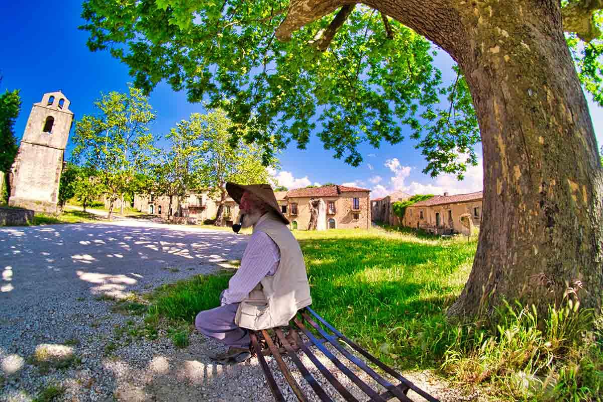 L'unique habitant de Roscigno Vecchia