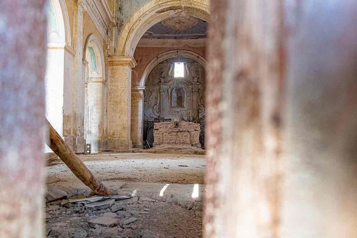 L'intérieur de l'église