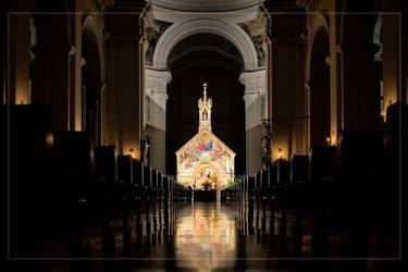 La Basilique de Sainte Marie des Anges en Porziuncola à Assise