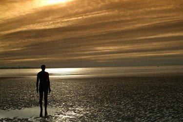 Crosby Beach et les statues de Gormley