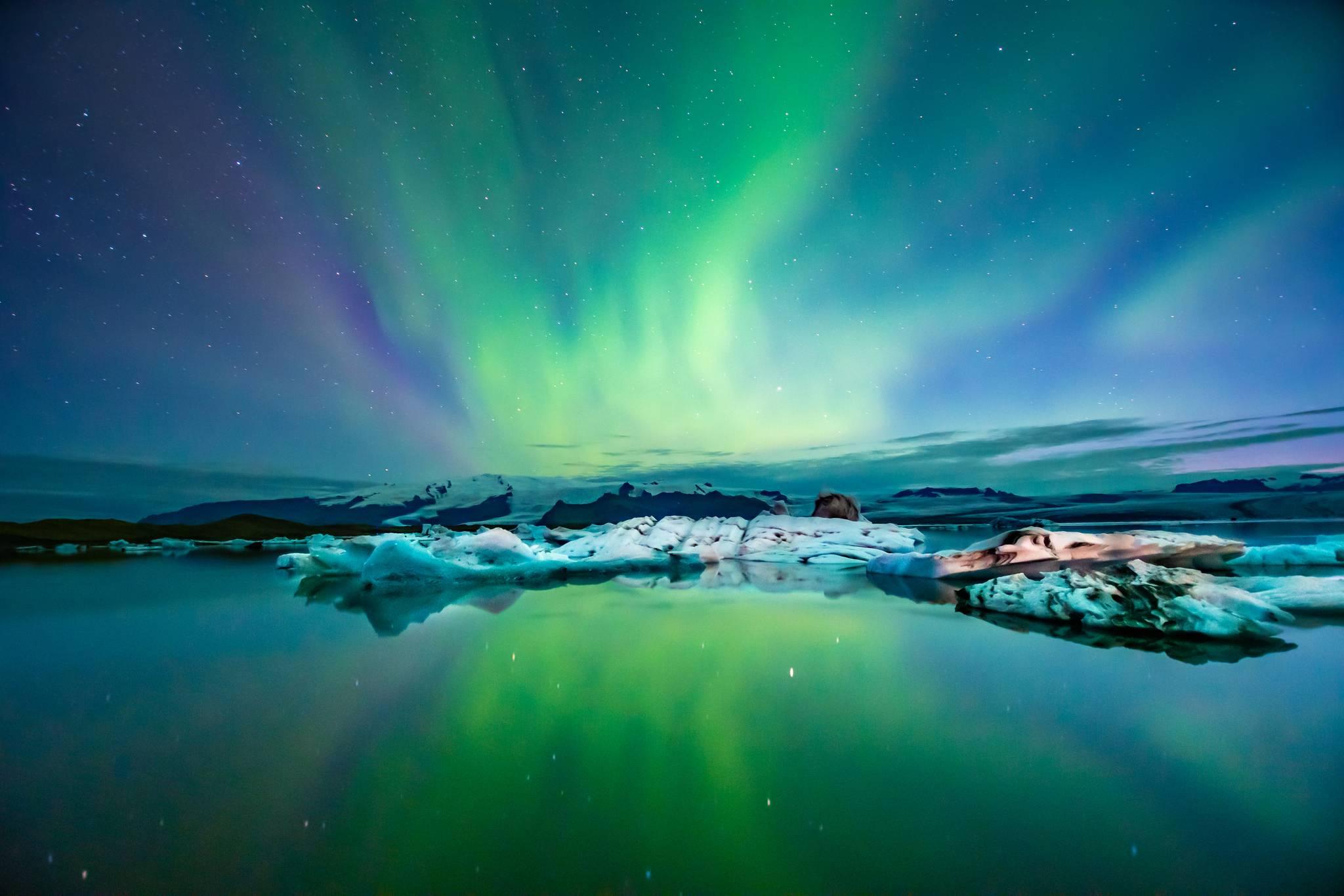 aurore boréale islande