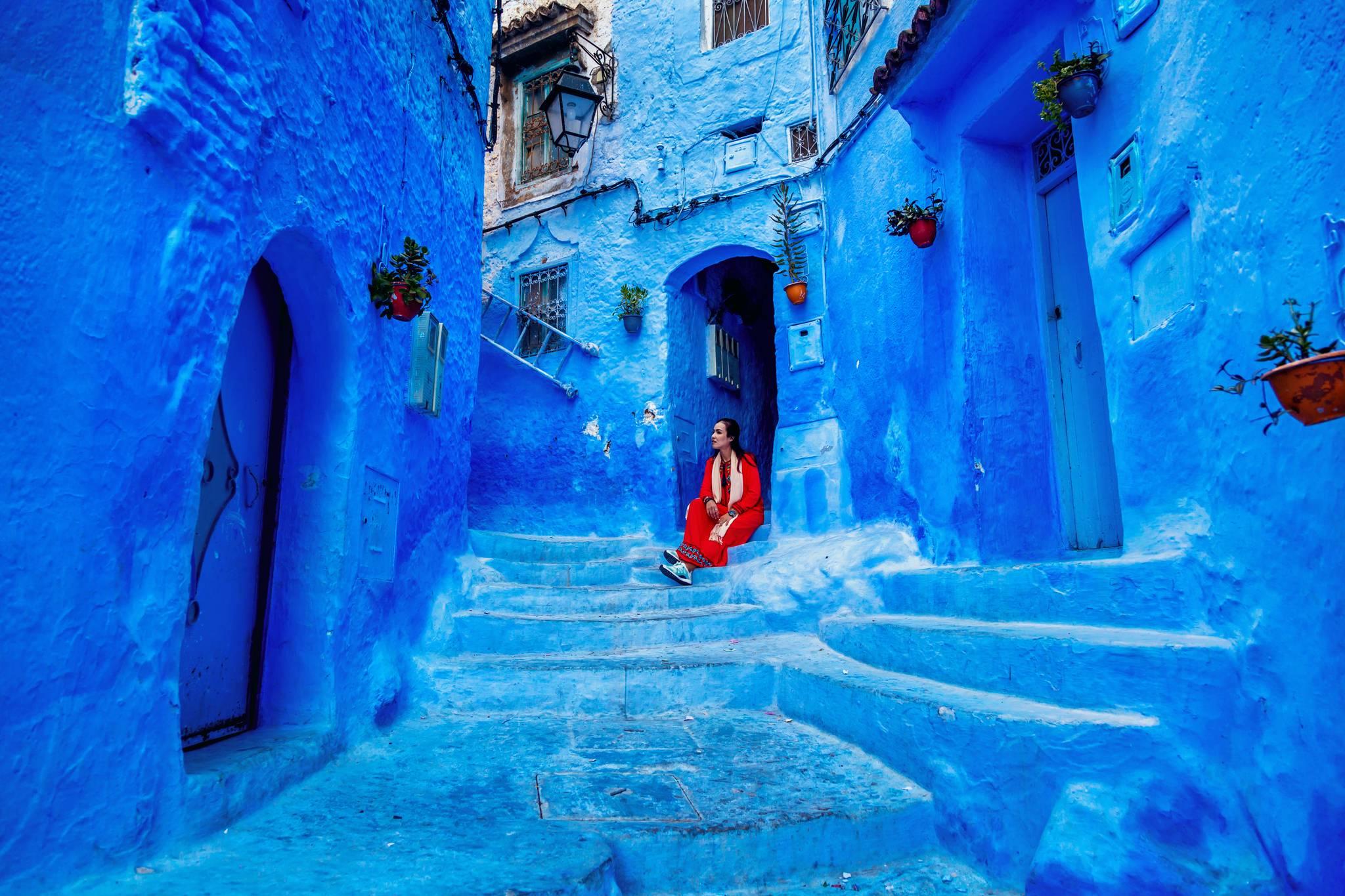 chefchaouen ville bleue maroc