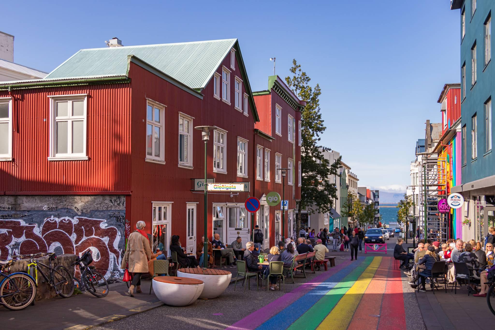 rue arc-en-ciel reykjavik