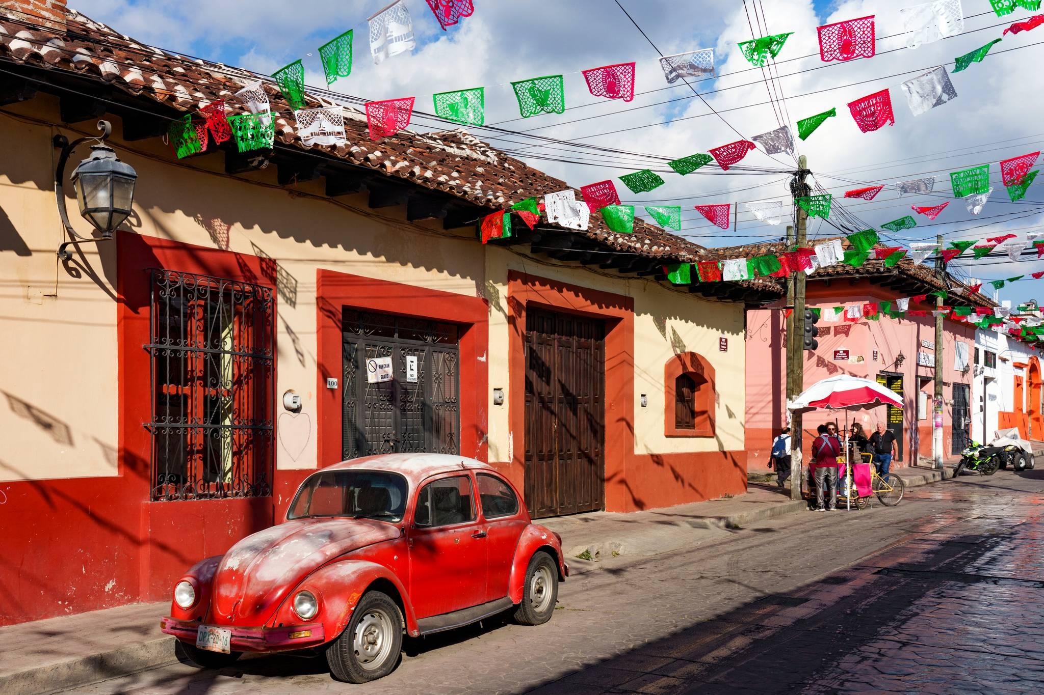 voiture vintage à san cristobal de las casas