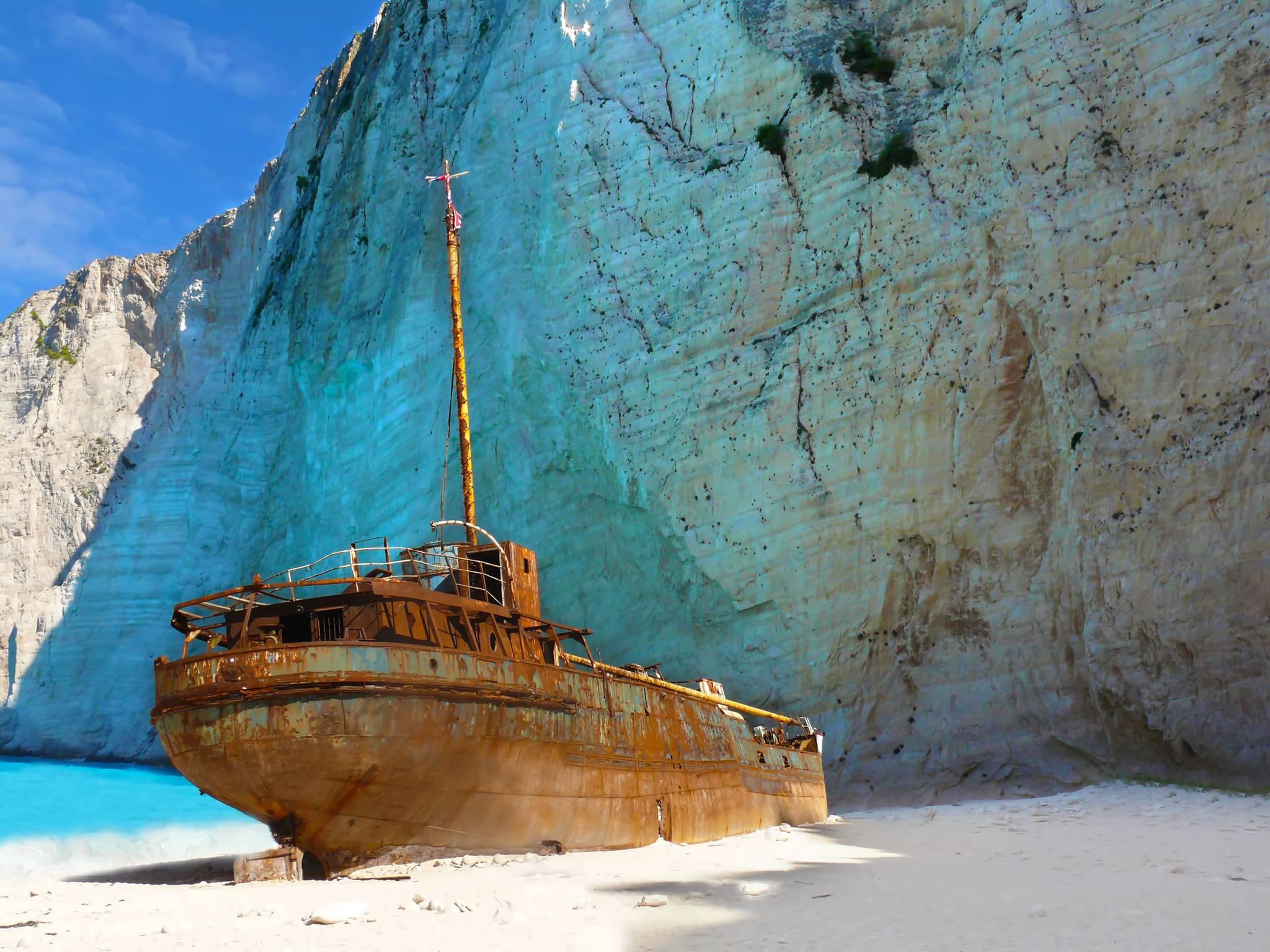 épave à navagio bay zante