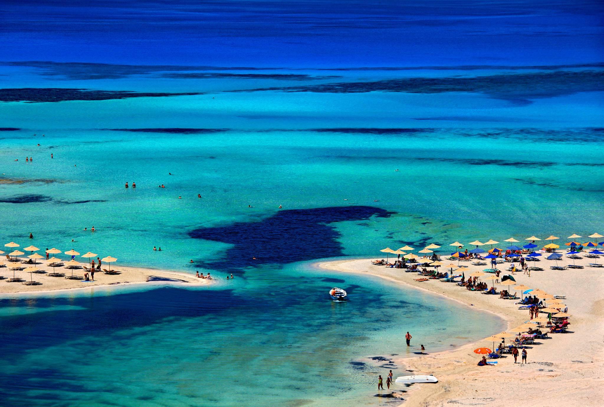 plage de balos en créte
