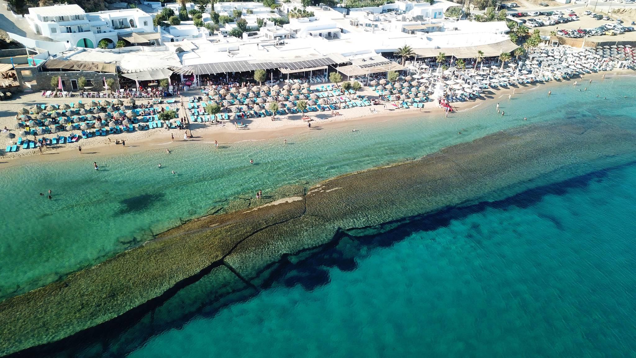 plage paradise beach à mykonos