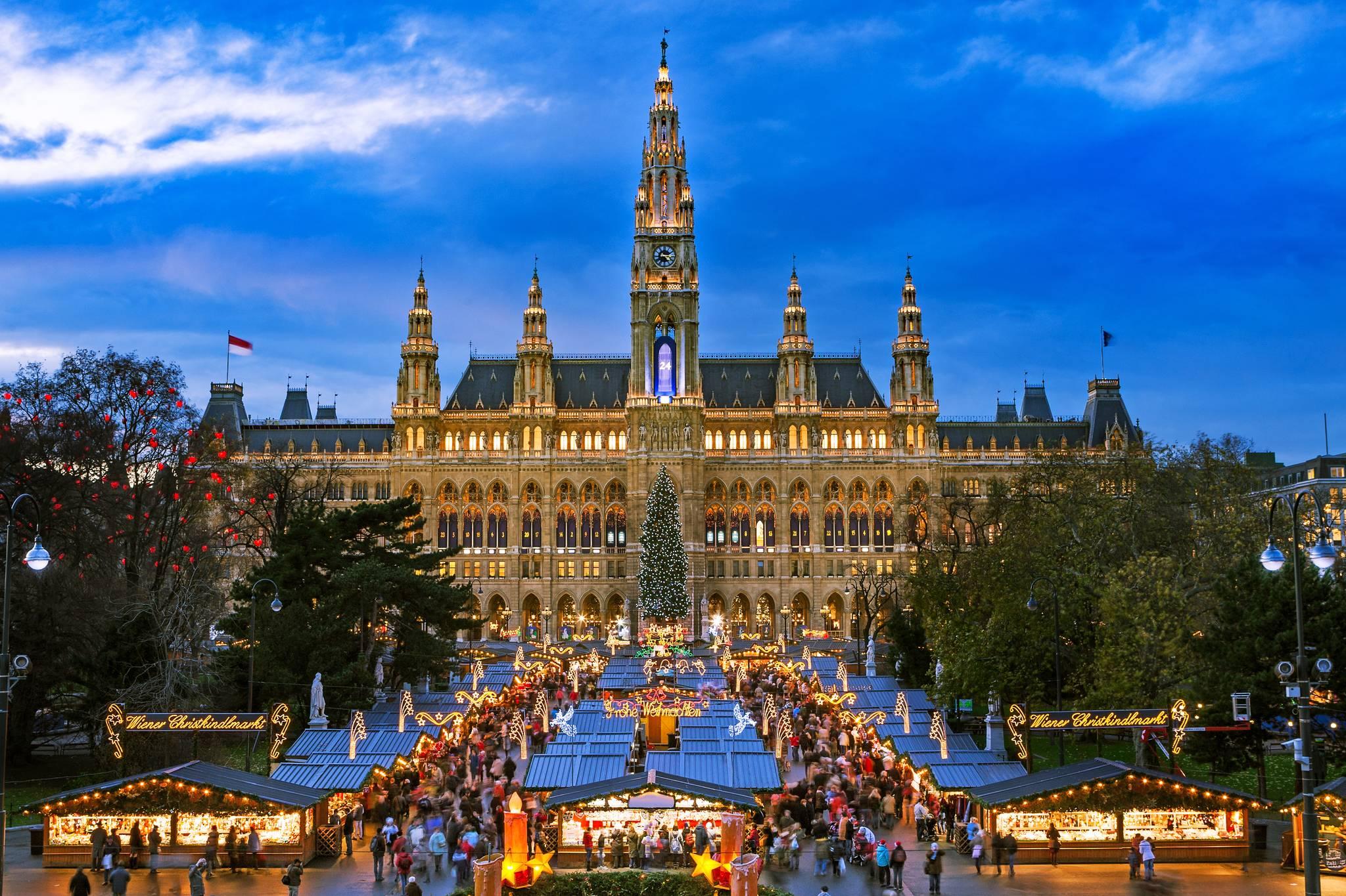 marché de noël de rathausplatz à vienne