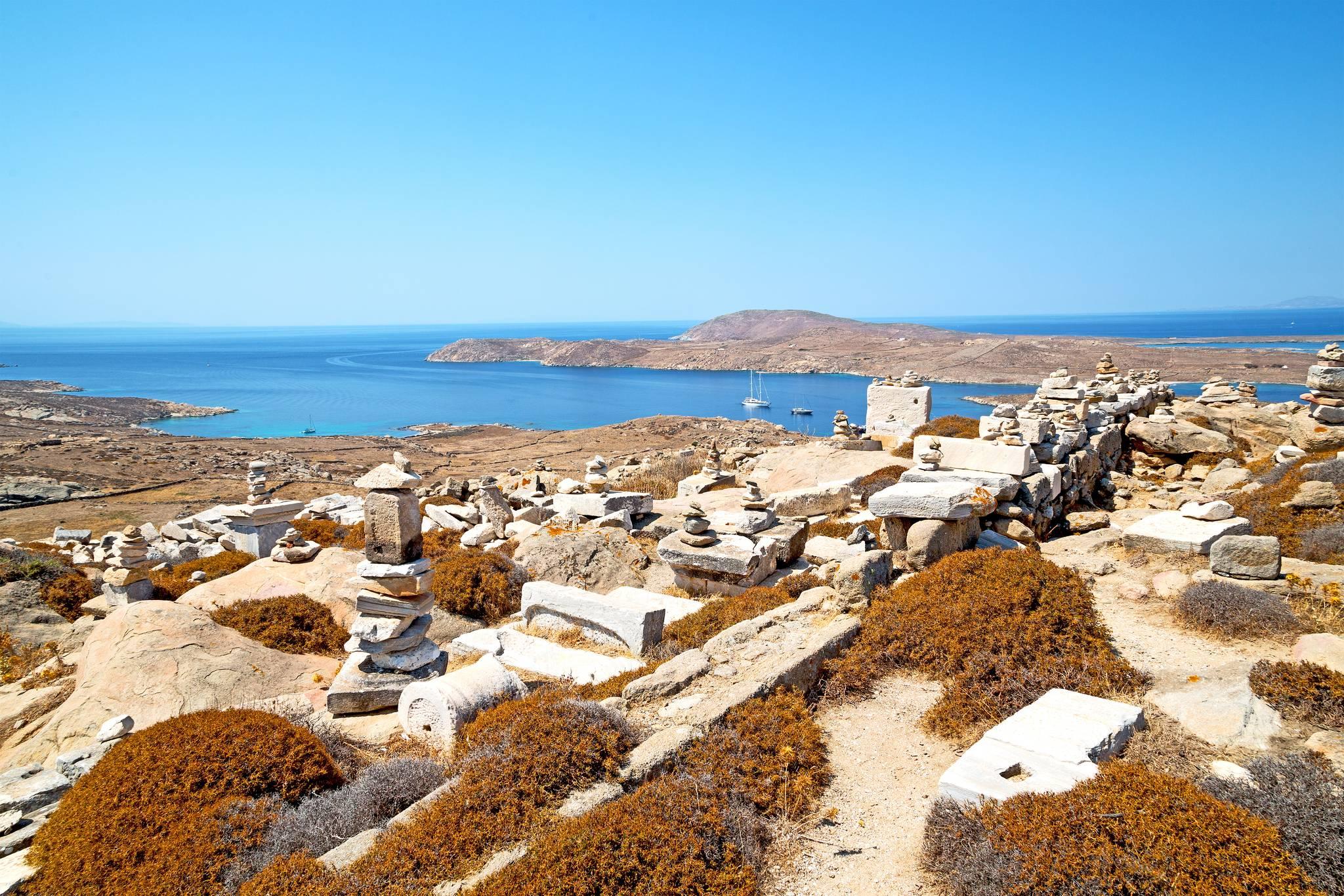 zone archeologique delos