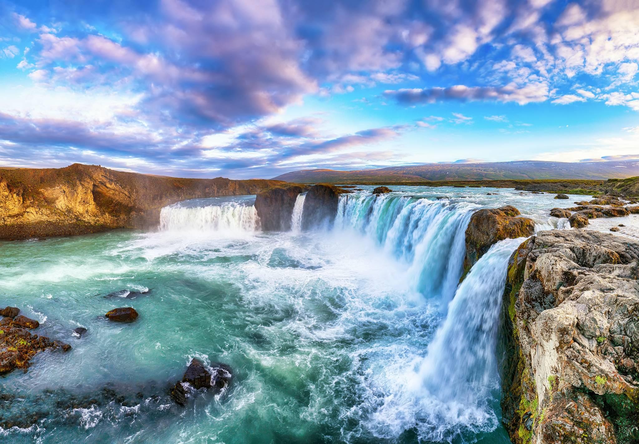 chute d'eau godafoss islande