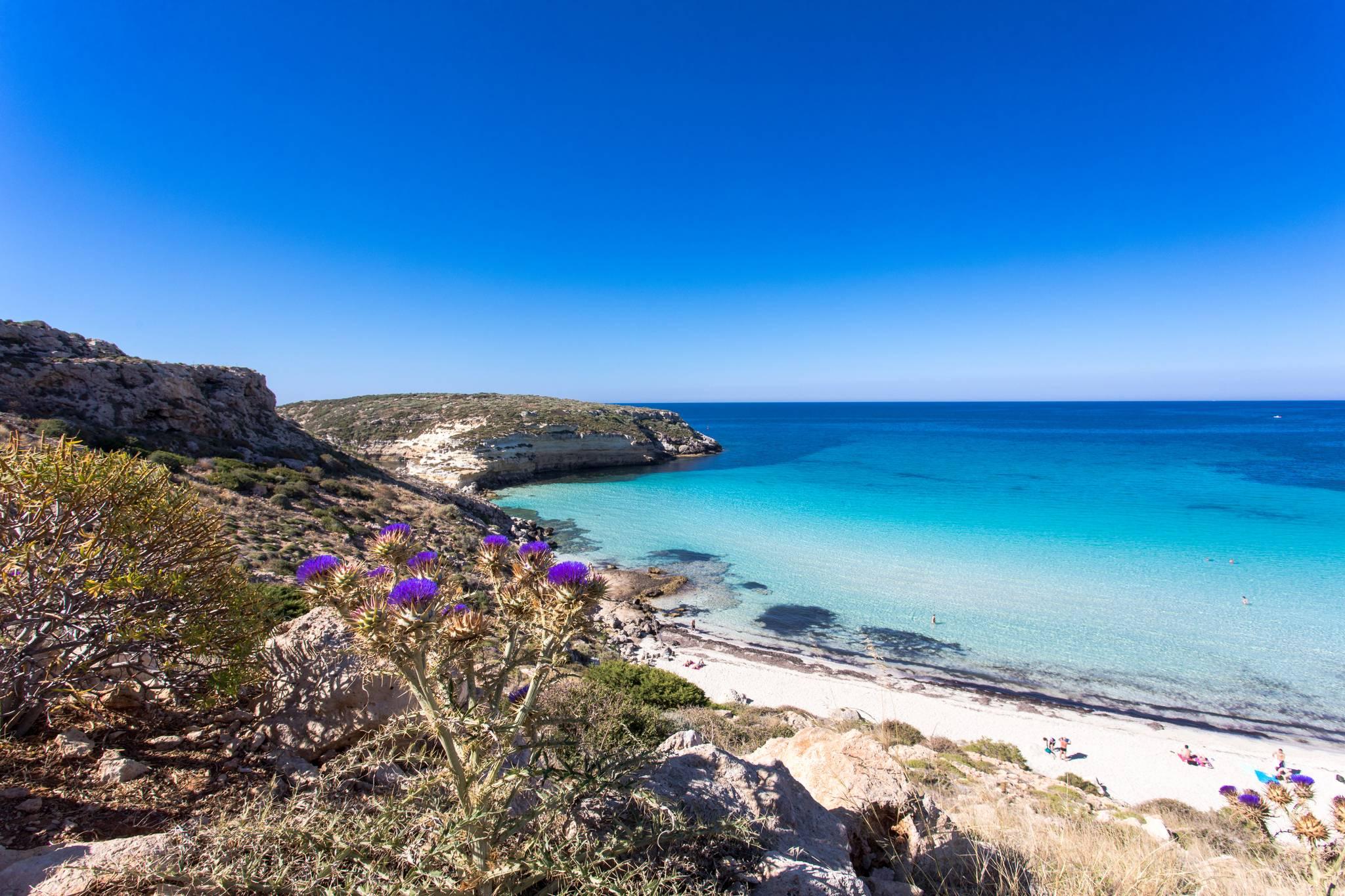 plage blanche île des lapins lampedusa
