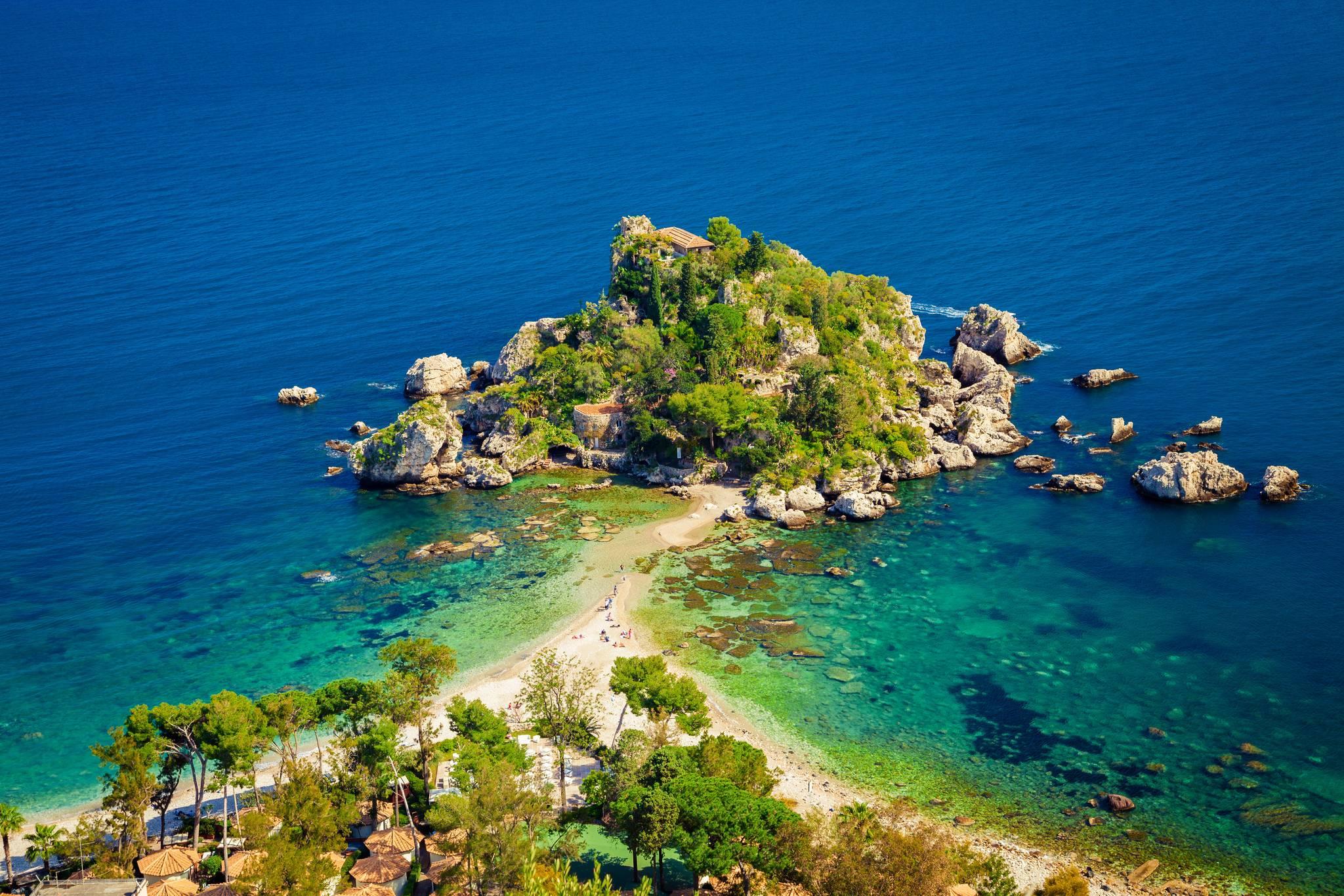 isola bella à taormina sicilia